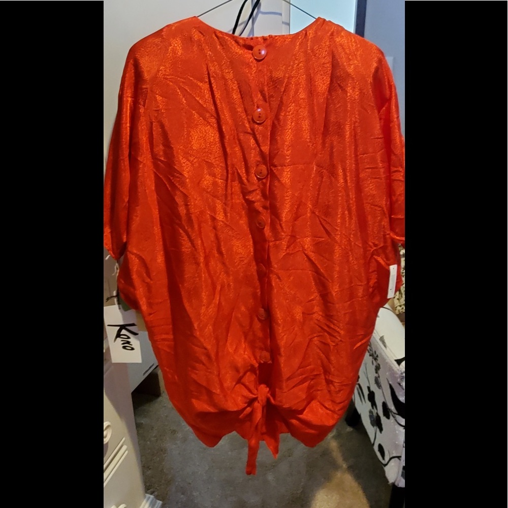 NWT VINTAGE KONO of NY red skirt set 9/10